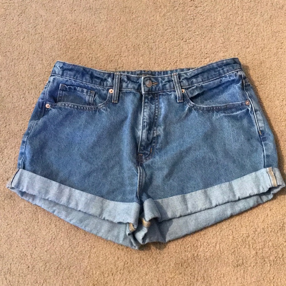 HAPPY blue jean shorts!